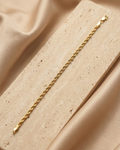 Gold Plated Classic Rope Chain Bracelet