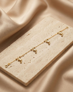 Gold Plated Gilded Dolphin Dance Bracelet