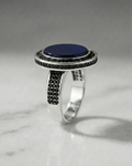 Midnight Azure Galaxy Ring