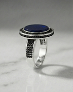 Midnight Azure Galaxy Ring