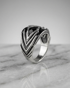 Imperial Talon Onyx Statement Ring