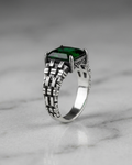 Emerald Fortress Armour Ring