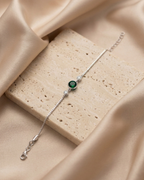 Esme Emerald Minimalist Bracelet