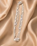 Kids Multi Layered Sterling Silver Anklet