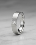Men's Sterling Silver Solitaire Dibla