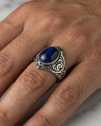 The Azure Scrollwork Signet