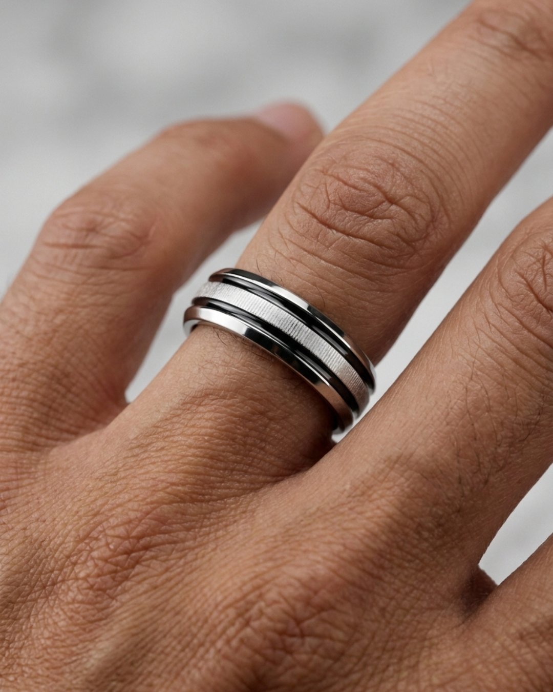 Sovereign Triton Silver Dibla Ring