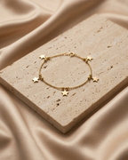 Astraea Golden Star Dangle Bracelet