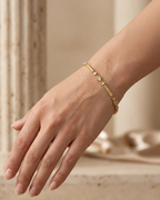 Gold Plated Vintage Marquise Bracelet
