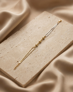 The Vesta Two Tone Gold Plated Bracelet