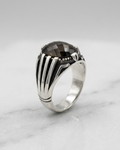 Sovereign Smokey Claw Signet Ring