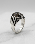 Sovereign Smokey Claw Signet Ring