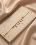 Celestial Gold Plated Star Charm Bracelet