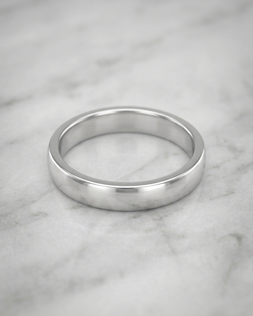 Sovereign Polished Classic Silver Dibla Ring