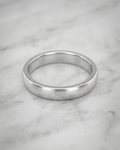 Sovereign Polished Classic Silver Dibla Ring