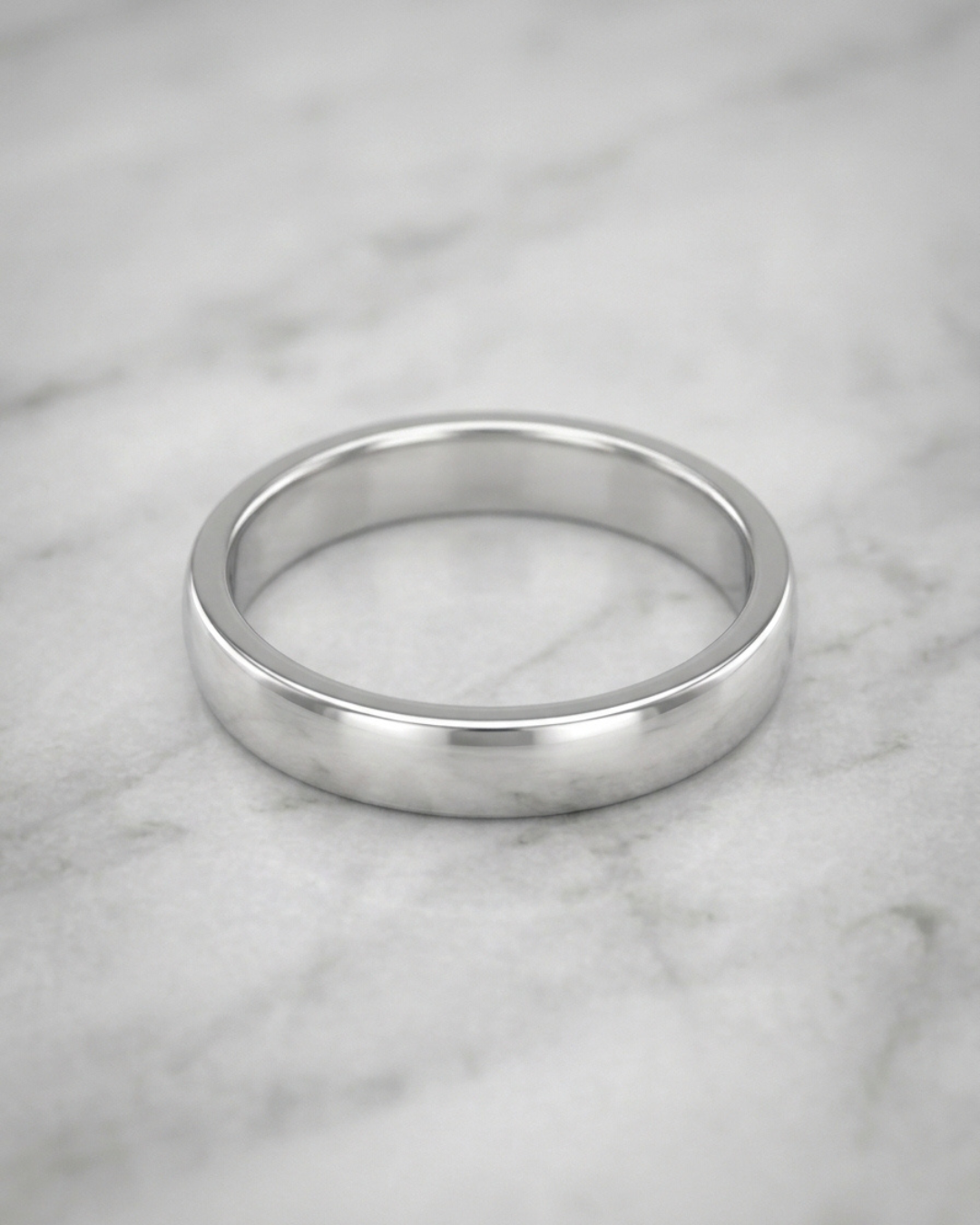 Sovereign Polished Classic Silver Dibla Ring