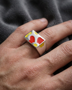 Vibrant Abstract Signet Ring