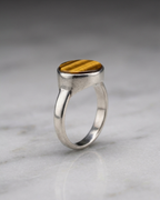 The Aurelian Tiger Eye Signet