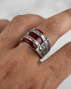 Scarlet Filigree Armor Ring