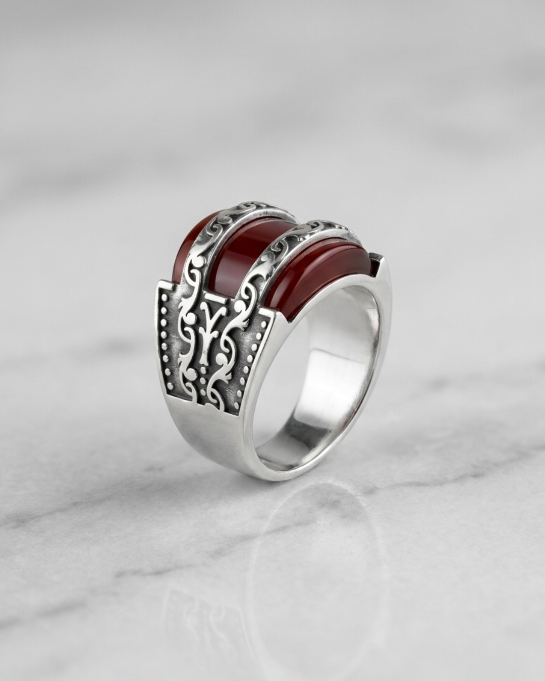 Scarlet Filigree Armor Ring