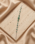 Royal Emerald Enchantment Halo Bracelet
