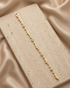 Gilded Aurelia Textured Gold Plated Bracelet