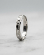 Wavy Line Dibla Ring Sterling Silver