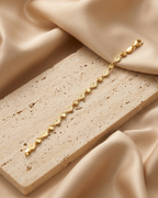 Aurelia Textured Rhombus Link Bracelet
