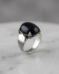 Onyx Talon Signet Ring