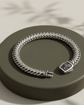 Eagle Woven Men's Bracelet Sterling Silver
