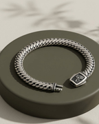 Eagle Woven Men's Bracelet Sterling Silver