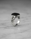 Vanguard Obsidian Pyramid Ring