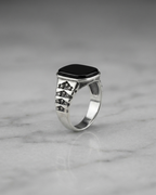 Vanguard Obsidian Pyramid Ring