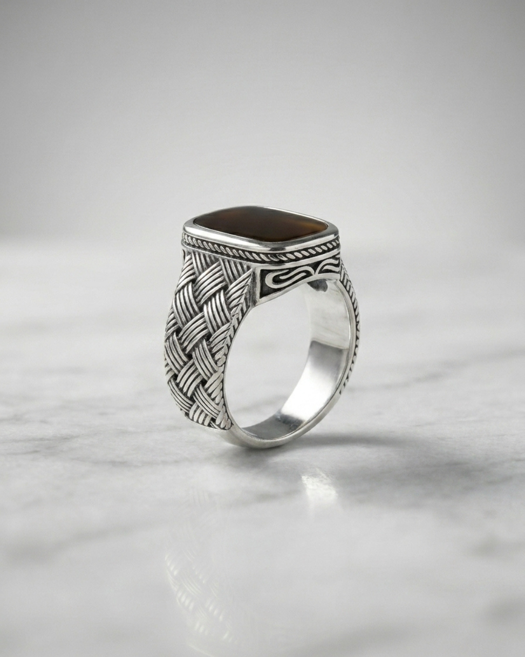 The Woven Amber Signet