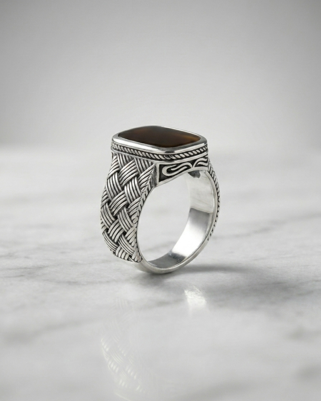 The Woven Amber Signet
