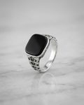 Legacy Obsidian Crest Ring