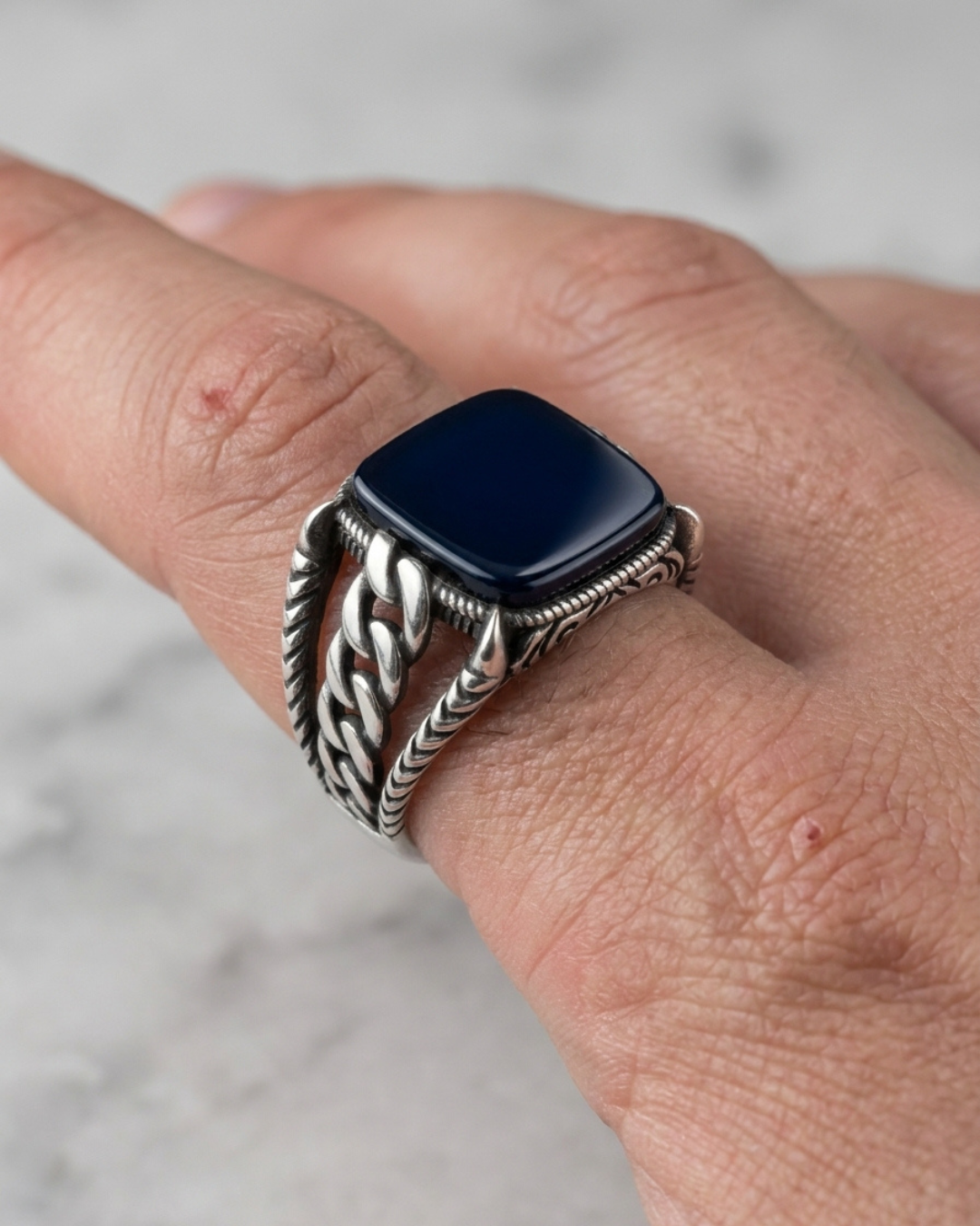 The Cobalt Ironclad Signet