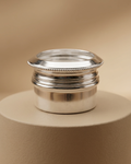 Silver Beaded Edge Sindoor Box