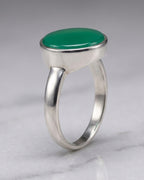 Imperial Jade Minimalist Ring
