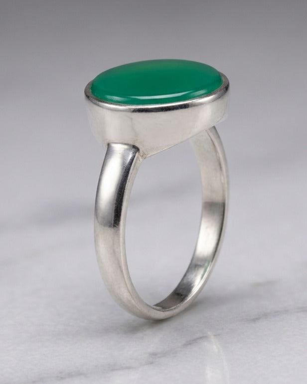 Imperial Jade Minimalist Ring