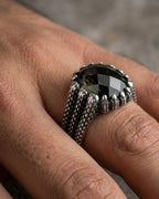 Sovereign Smokey Armour Signet Ring