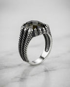 Sovereign Smokey Armour Signet Ring