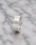 Sleek Matte Silver Men’s Dibla Ring