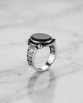 Sovereign Obsidian Oracle Ring