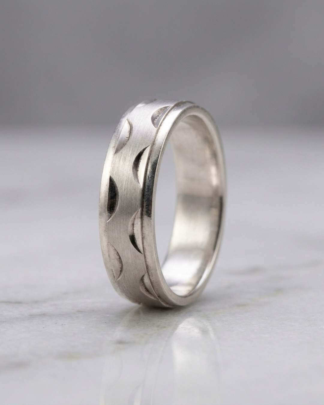 Heritage Carved  Men’s Dibla Ring