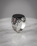The Imperial Onyx Filigree Signet
