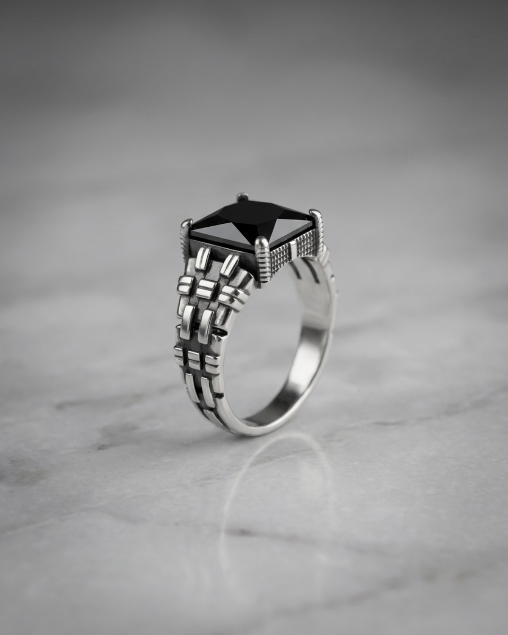 Onyx Fortress Armour Ring