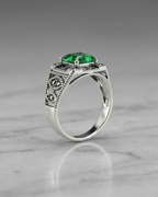 The Emerald Sovereign Eye Ring