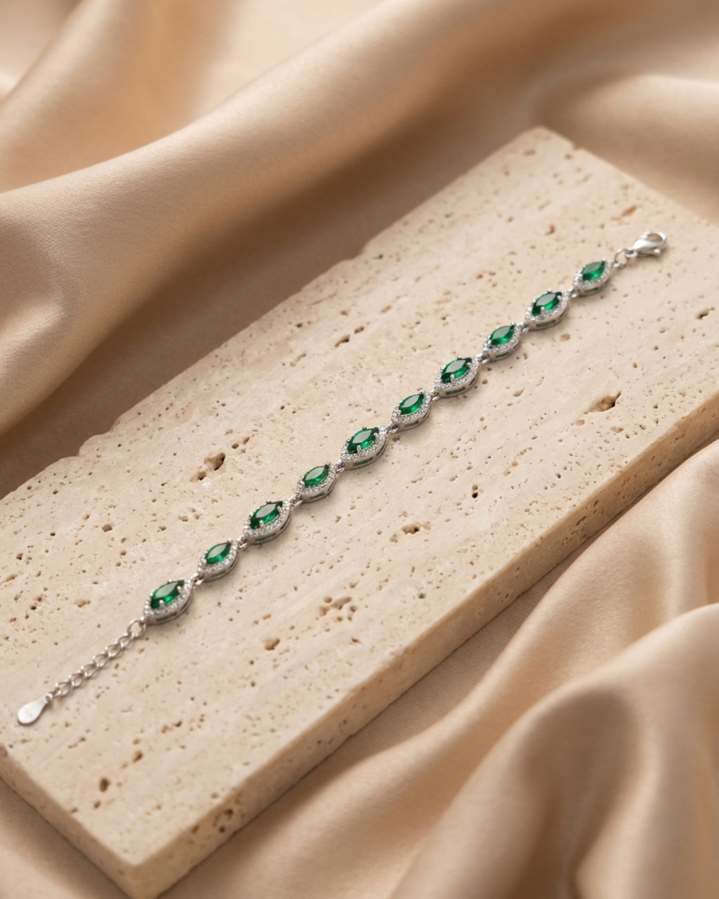 The Emerald Marquise Bracelet