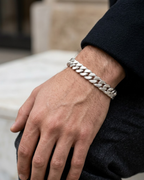 Classic Curb Link Men's Bracelet Sterling Silver